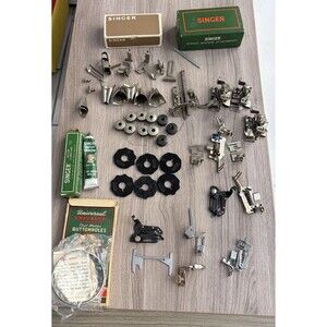 Singer sewing machine parts vintage Lubricant Ruffler Foot Cams Mixed Lot